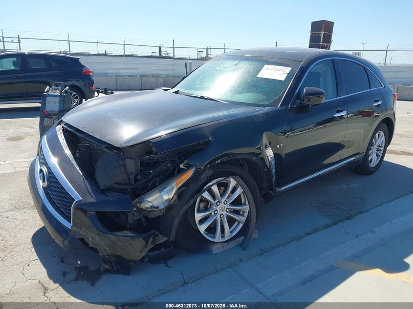 Vin: jn8cs1mu5hm141469, lot: 46812273, infiniti qx70 20172