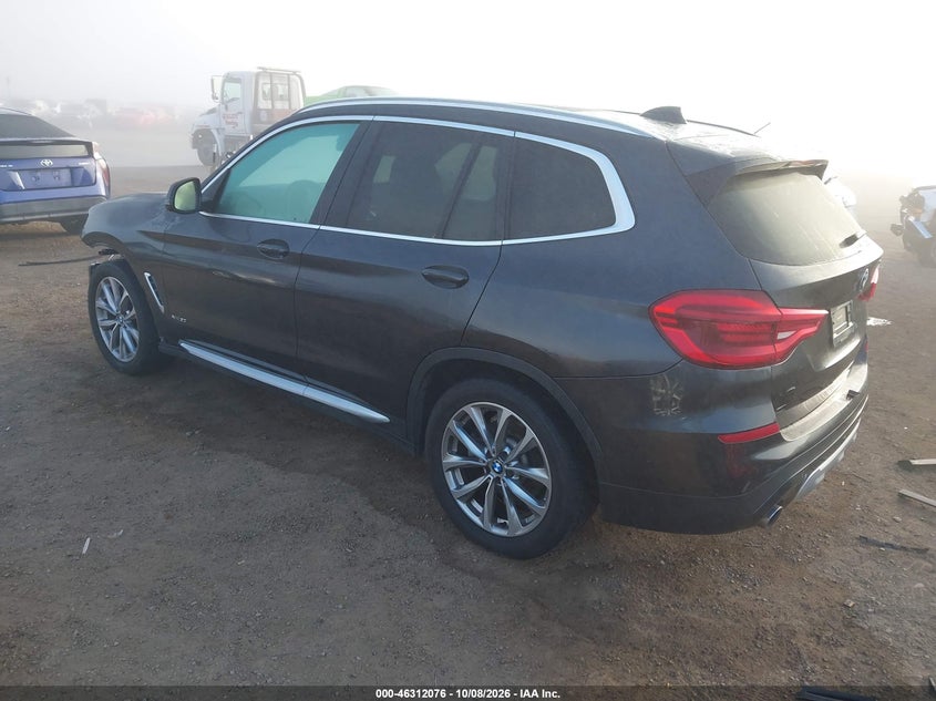 Vin: 5uxtr9c52jlc82240, lot: 46812276, bmw x3 xdrive30i 20183