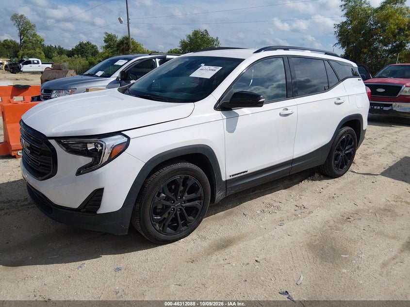 2021 GMC Terrain Fwd Sle, Левый бок, IAAI, VIN 3GKALMEV0ML354184 — фото 2
