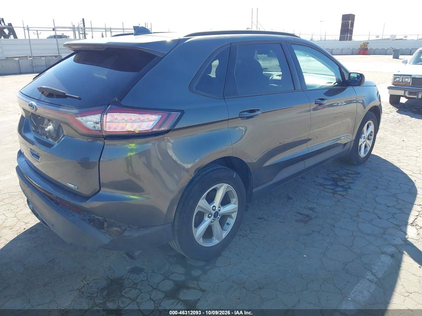 Vin: 2fmpk4g97gbb13355, lot: 46812293, ford edge se 20164
