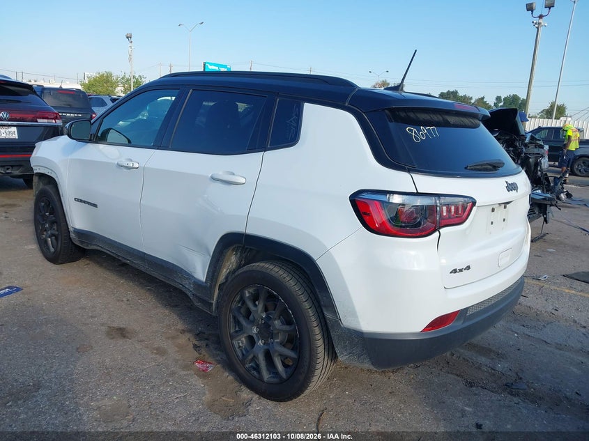 Vin: 3c4njdbn4rt151703, lot: 46812303, jeep compass latitude 4x4 20243