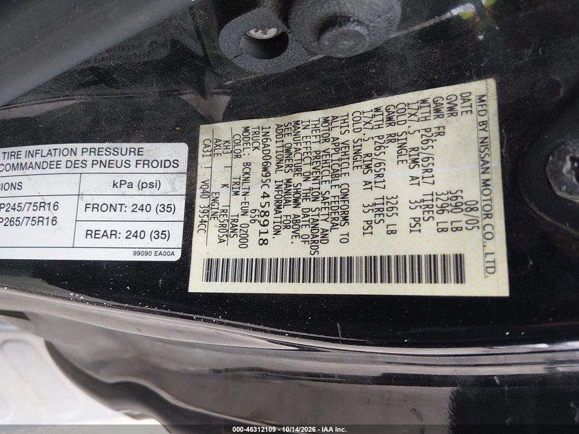 2005 NISSAN FRONTIER LE · Photo 9