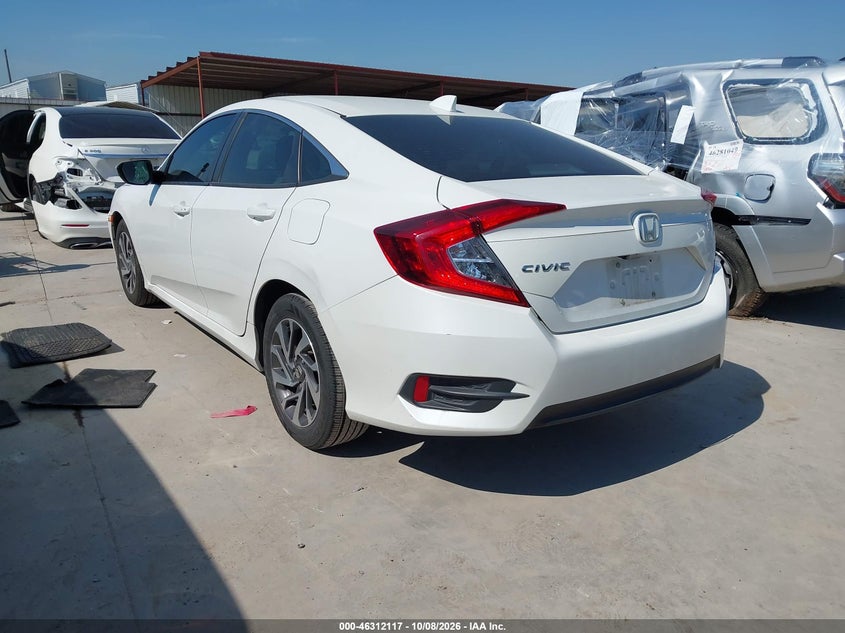 Vin: 19xfc2f70je040489, lot: 46812317, honda civic ex 20183
