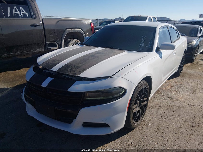Vin: 2c3cdxag1hh668648, lot: 46812326, dodge charger police rwd 20172