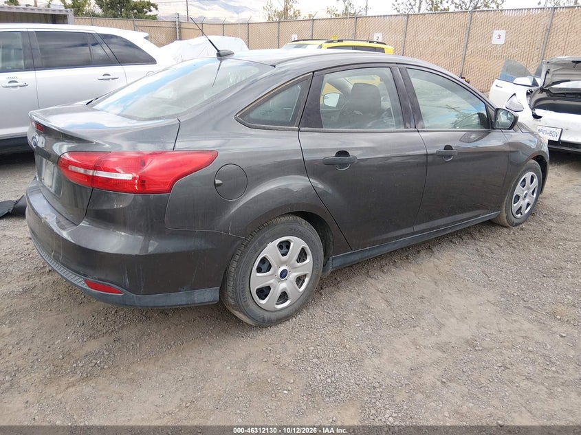 Vin: 1fadp3e20fl306699, lot: 46812330, ford focus s 20154