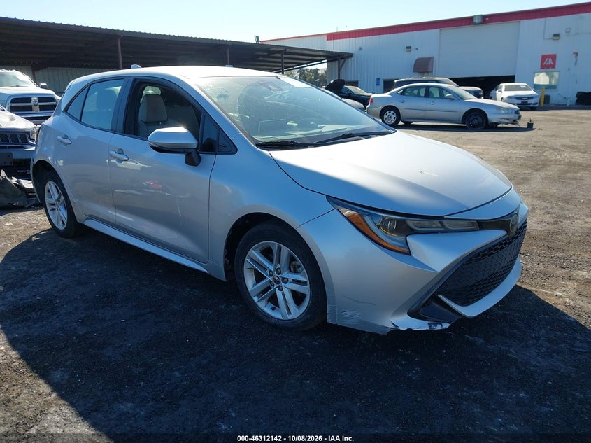 Vin: jtnk4rbe1k3020992, lot: 46812342, toyota corolla se 20191