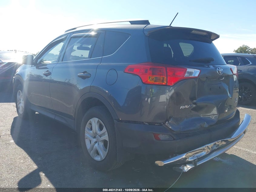 Vin: jtmbfrev4fd155703, lot: 46812343, toyota rav4 le 20153
