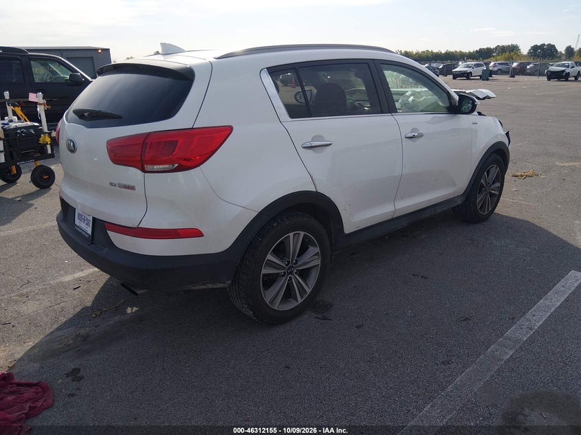 Vin: kndpcca69e7598081, lot: 46812355, kia sportage sx 20144