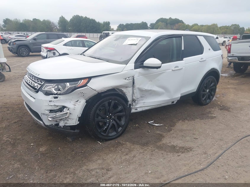 Vin: salct2fx7kh786235, lot: 46812370, land rover discovery sport hse lux 20192