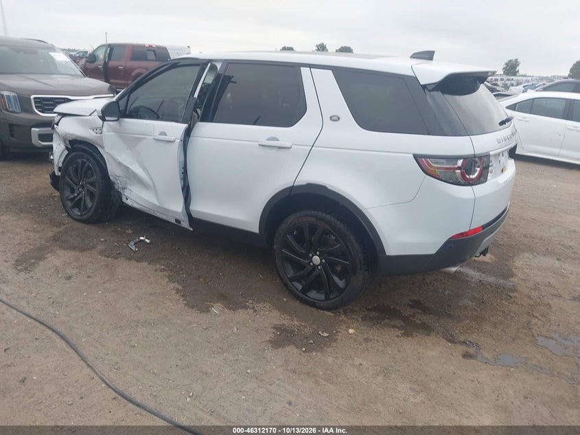 Vin: salct2fx7kh786235, lot: 46812370, land rover discovery sport hse lux 20193