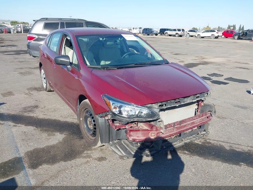 Vin: 4s3gtab64k3721291, lot: 46812402, subaru impreza 2.0i 2019 img_1