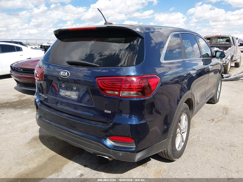 Vin: 5xypg4a32kg541851, lot: 46812424, kia sorento 2.4l lx 20194