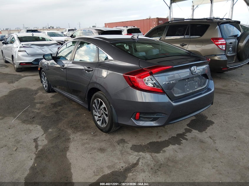 Vin: 2hgfc2f71jh531417, lot: 46812451, honda civic ex 20183