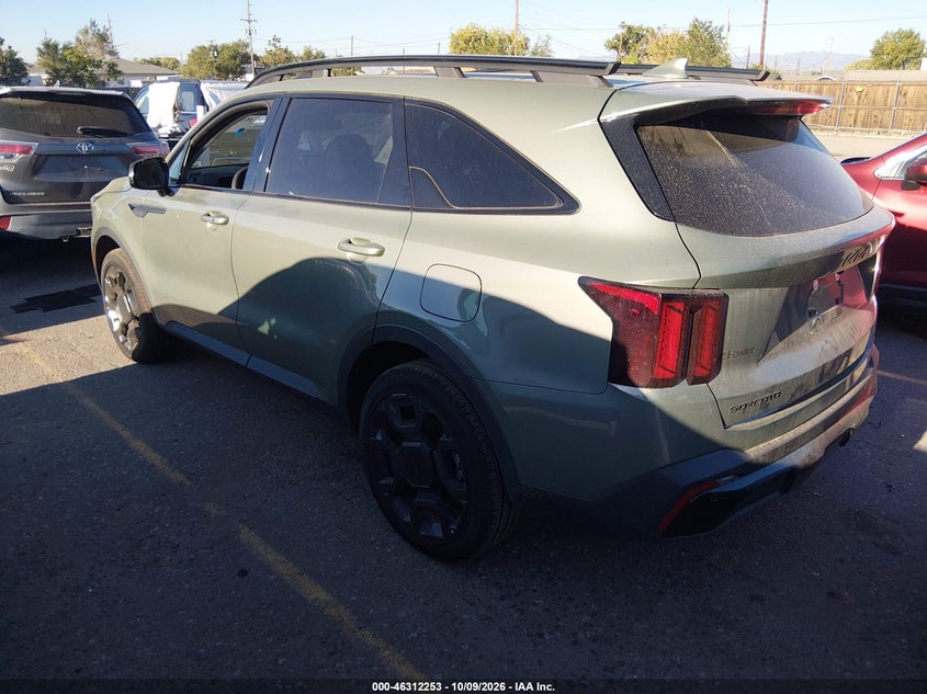 Vin: 5xyrhdjf9tg452800, lot: 46812453, kia sorento x-line ex 20263