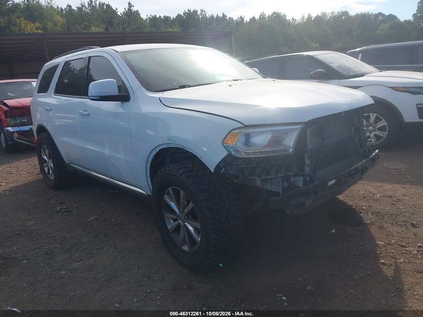 Vin: 1c4rdhdg6gc361274, lot: 46812461, dodge durango limited 20161