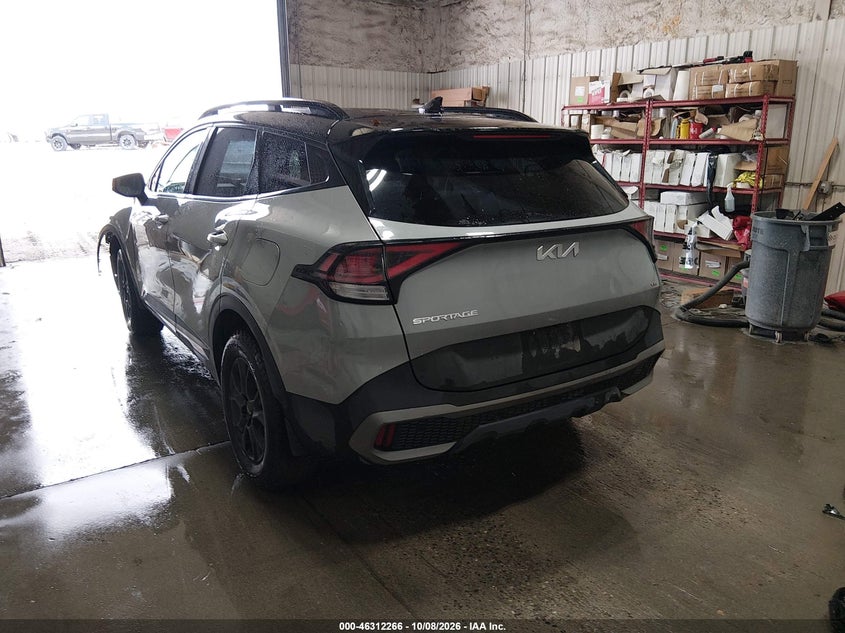 Vin: 5xyk7caf1pg040018, lot: 46812466, kia sportage x-pro 20233