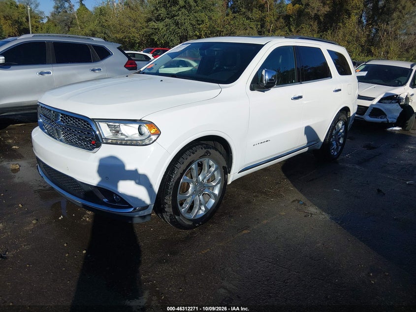 Vin: 1c4rdjeg5jc438603, lot: 46812471, dodge durango citadel awd 20182