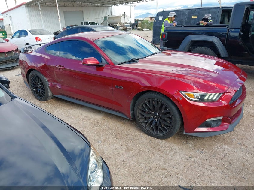 Vin: 1fa6p8cf7g5225460, lot: 46812484, ford mustang gt premium 20161