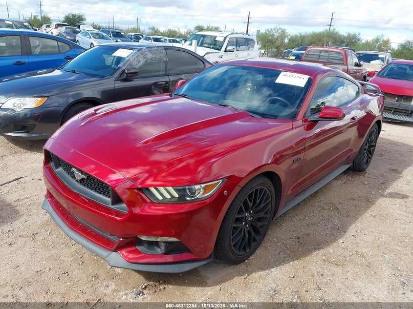 Vin: 1fa6p8cf7g5225460, lot: 46812484, ford mustang gt premium 20162