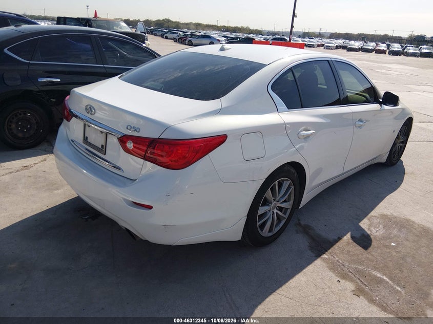 Vin: jn1bv7ap9em672950, lot: 46812545, infiniti q50 premium 20144