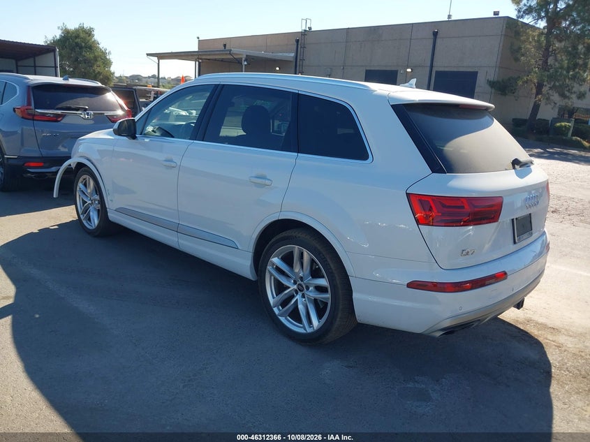 Vin: wa1vaaf72jd010983, lot: 46812566, audi q7 3.0t premium 20183