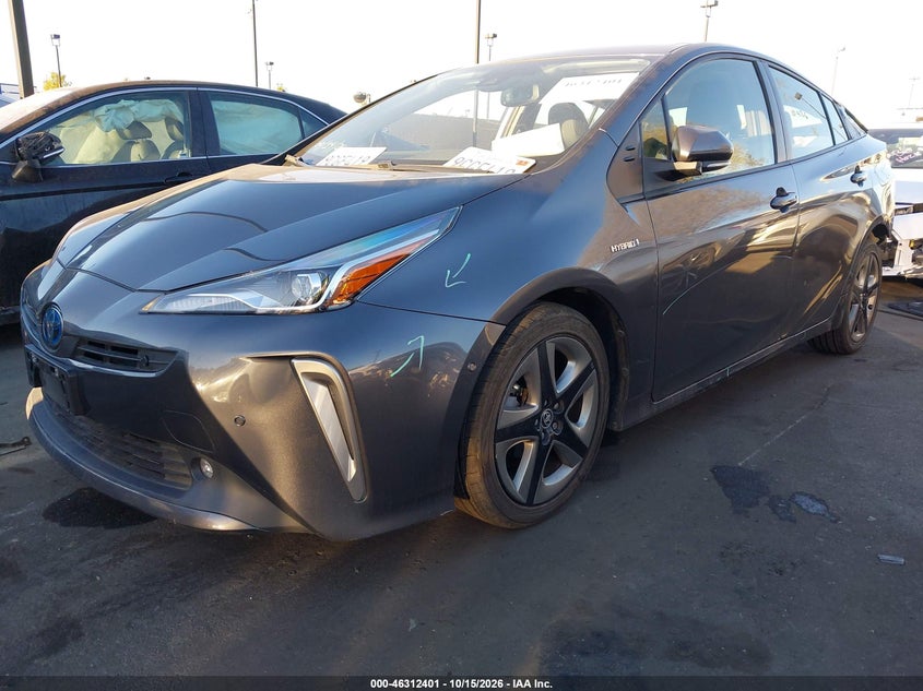 2022 Toyota Prius Xle, Удар сзади, IAAI, VIN JTDKAMFU1N3181381 — фото 2