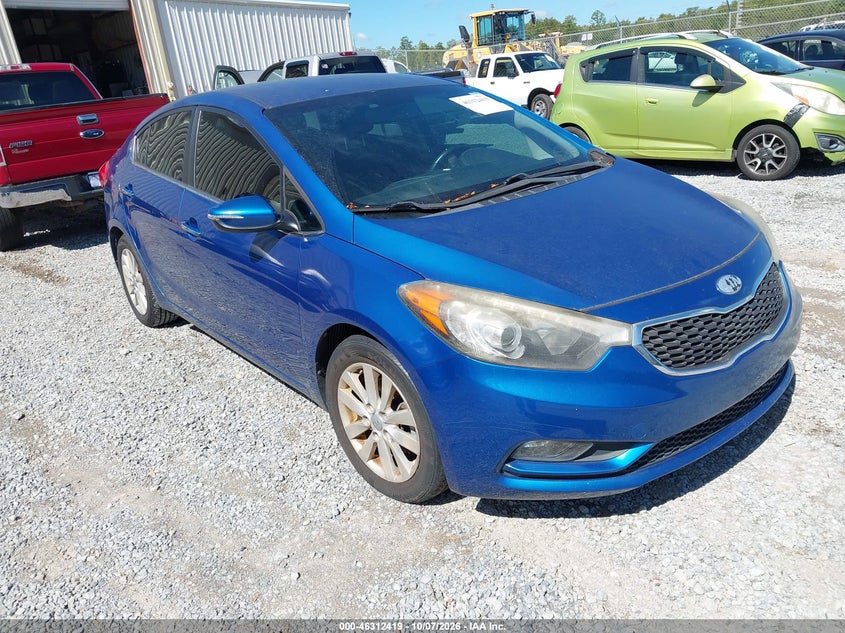 Vin: knafx4a89e5160127, lot: 46812619, kia forte ex 20141