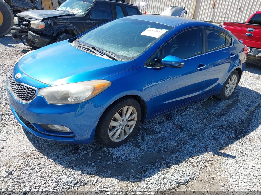 Vin: knafx4a89e5160127, lot: 46812619, kia forte ex 20142