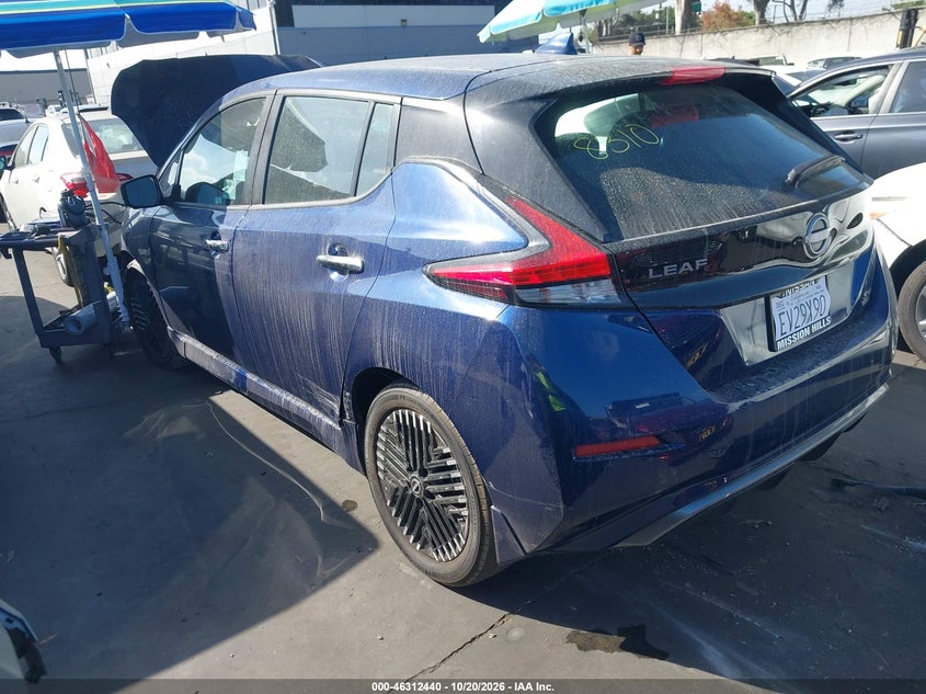 Vin: 1n4cz1cv2pc552100, lot: 46812640, nissan leaf sv plus 60 kwh 20233