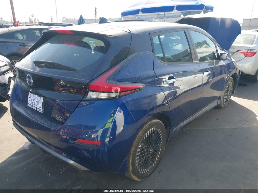 Vin: 1n4cz1cv2pc552100, lot: 46812640, nissan leaf sv plus 60 kwh 20234