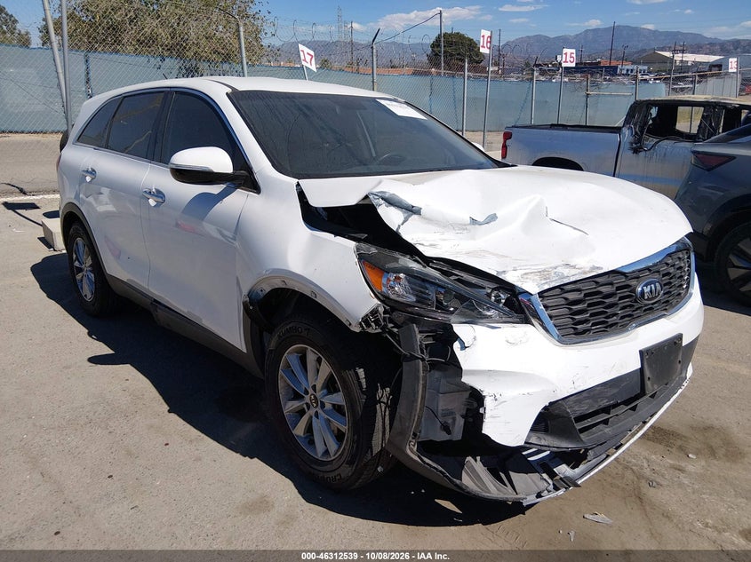 Vin: 5xypg4a39lg633962, lot: 46812739, kia sorento 2.4l lx 20201