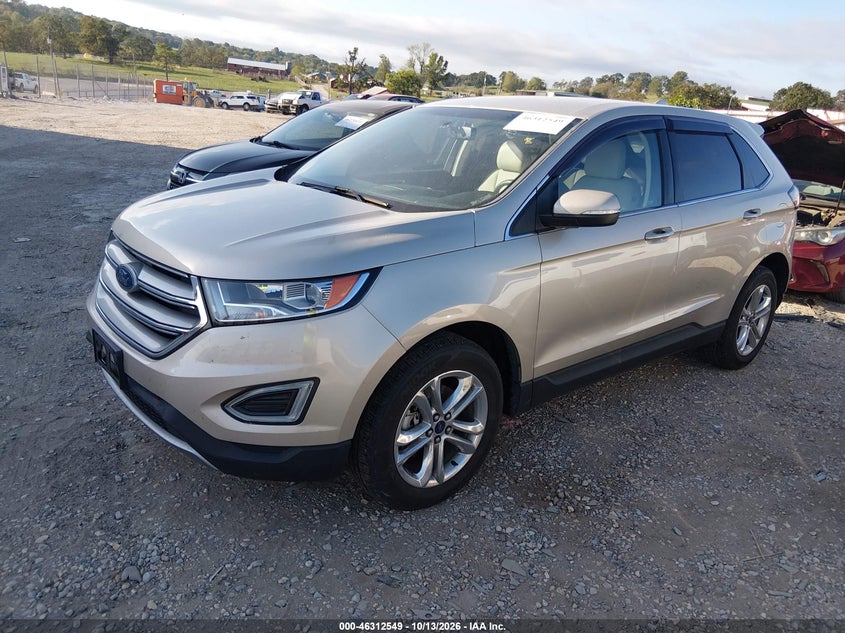 Vin: 2fmpk3k95hbc41001, lot: 46812749, ford edge titanium 20172