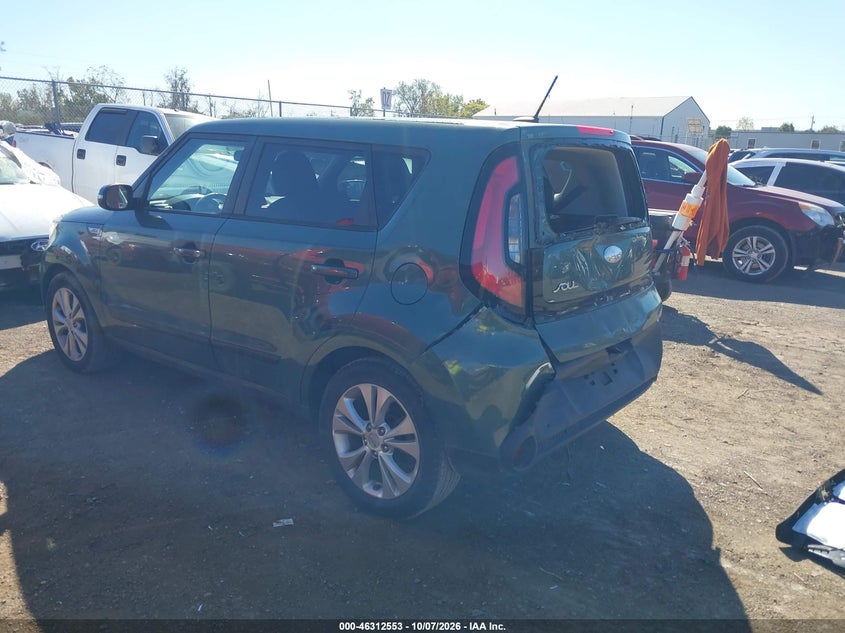 Vin: kndjp3a58e7007630, lot: 46812753, kia soul + 20143