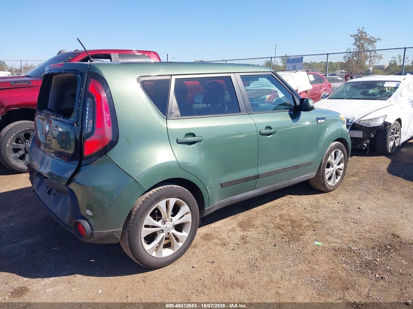 Vin: kndjp3a58e7007630, lot: 46812753, kia soul + 20144