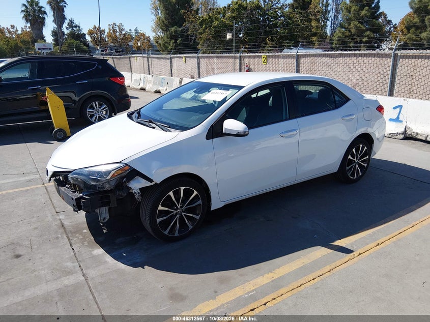 Vin: 5yfburhe3kp863028, lot: 46812767, toyota corolla se 20192