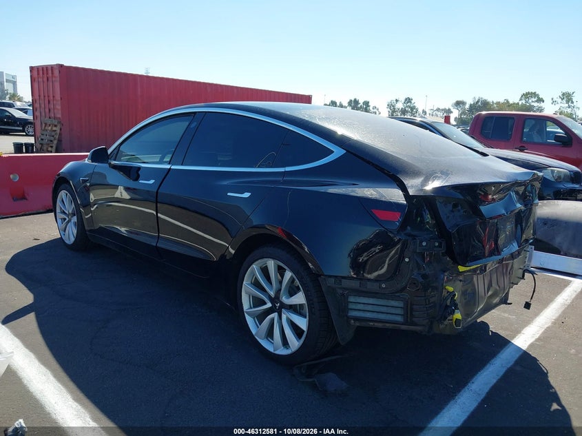 Vin: 5yj3e1ea8kf357422, lot: 46812781, tesla model 3 long range/mid range/standard range/standard range plus 20193