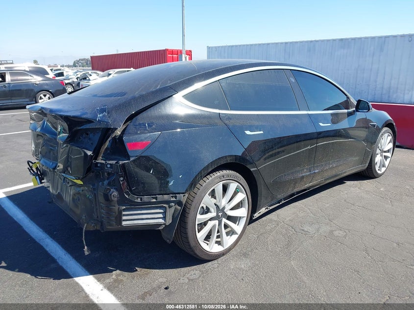 Vin: 5yj3e1ea8kf357422, lot: 46812781, tesla model 3 long range/mid range/standard range/standard range plus 20194