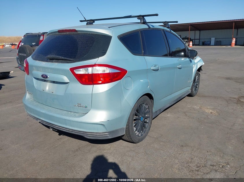 Vin: 1fadp5au4dl519929, lot: 46812792, ford c-max hybrid se 20134