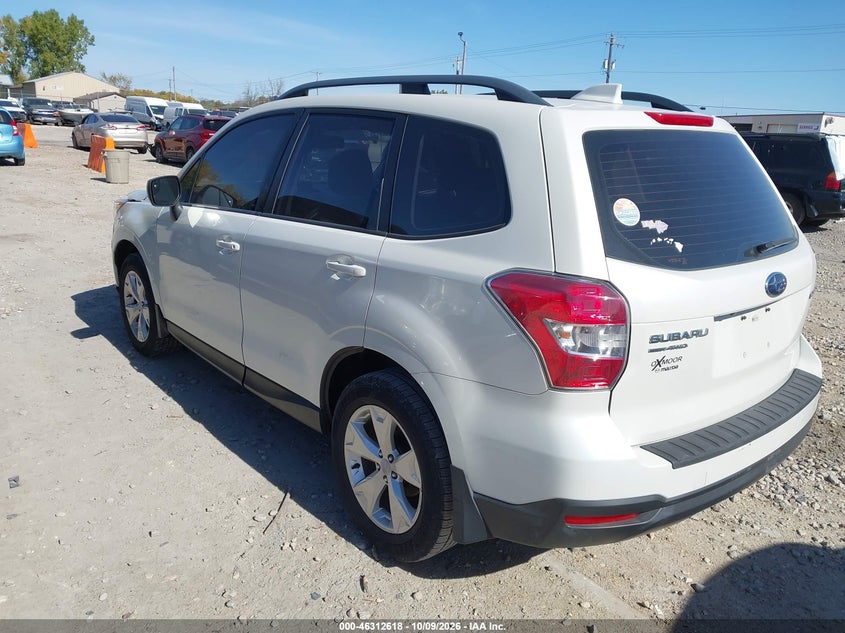Vin: jf2sjabc9gh435163, lot: 46812818, subaru forester 2.5i 20163