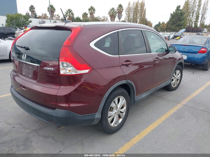 Vin: 5j6rm4h71el056243, lot: 46812830, honda cr-v ex-l 20144
