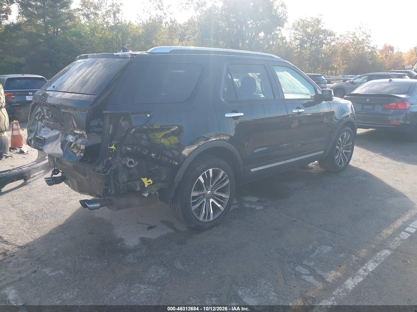 Vin: 1fm5k8ht5jgc20736, lot: 46812884, ford explorer platinum 20184