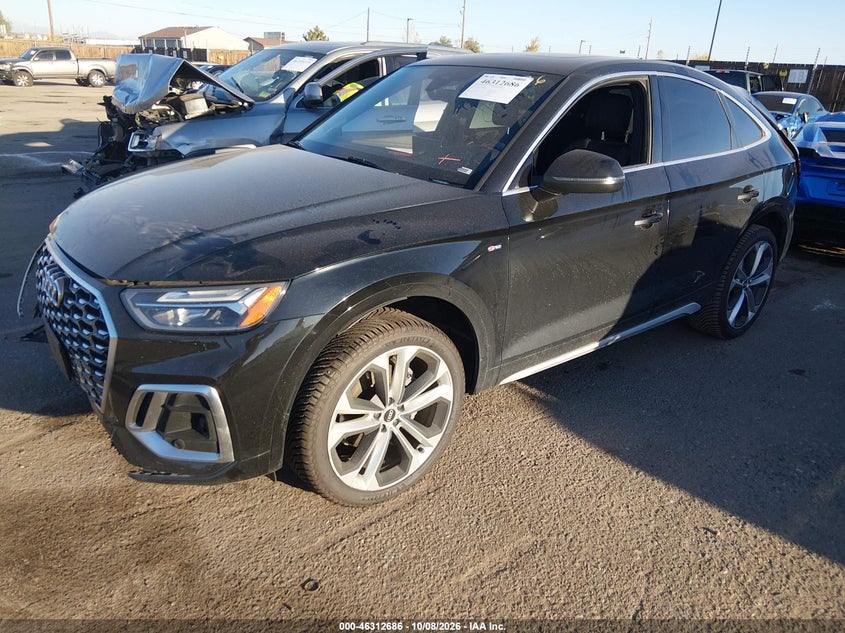 Vin: wa15aafy5m2078302, lot: 46812886, audi q5 sportback premium plus 45 tfsi quattro s tronic 20212