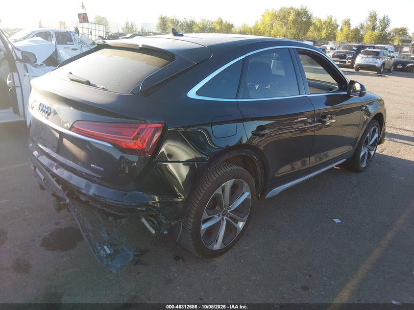 Vin: wa15aafy5m2078302, lot: 46812886, audi q5 sportback premium plus 45 tfsi quattro s tronic 20214