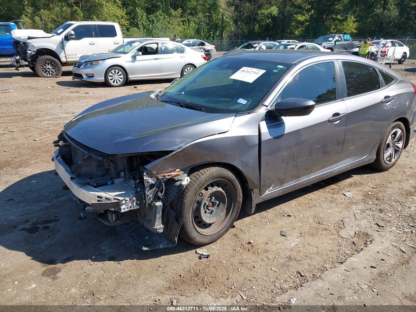 Vin: 19xfc2f65ke031036, lot: 46812911, honda civic lx 20192