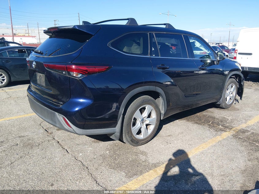 Vin: 5tdzzrah2ns115094, lot: 46812987, toyota highlander le 20224