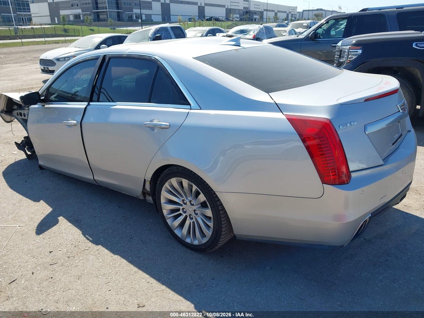 Vin: 1g6as5ss2j0153218, lot: 46813022, cadillac cts premium luxury 20183