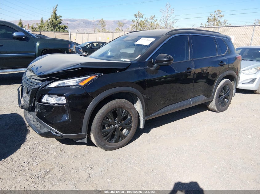 Vin: jn8bt3ba0pw001541, lot: 46813068, nissan rogue sv fwd 20232