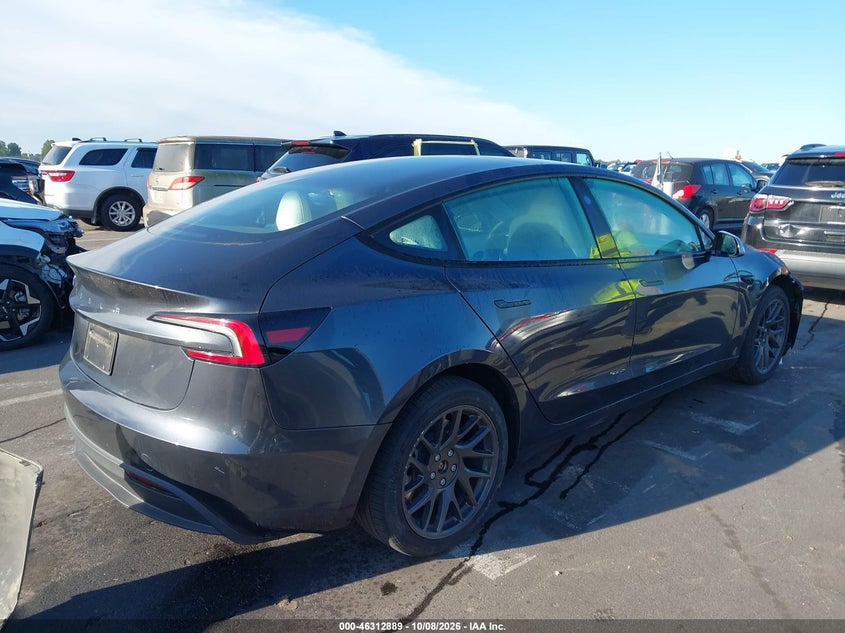 Vin: 5yj3e1ea2sf044592, lot: 46813089, tesla model 3 long range rear-wheel drive/standard rear-wheel drive 20254