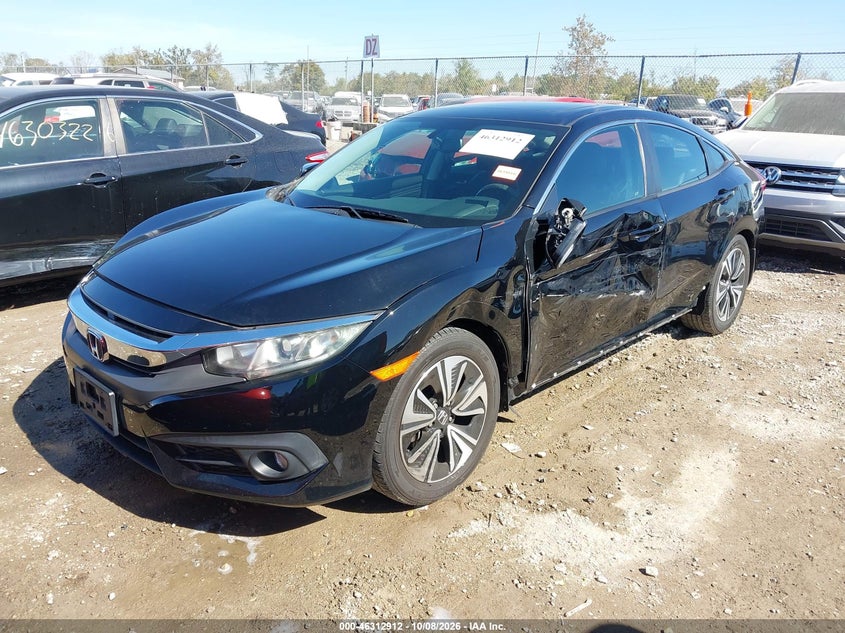 Vin: 19xfc1f78ge018663, lot: 46813112, honda civic ex-l 20162