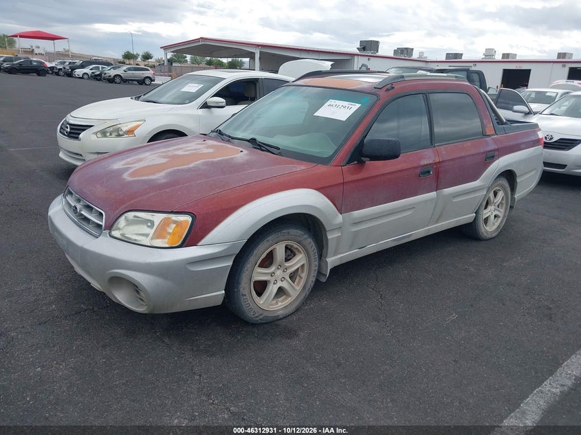 SUBARU BAJA 2003 VIN 4S4BT62C937110580